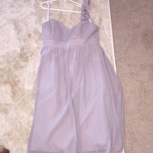 Alfred Angelo grey cocktail dress